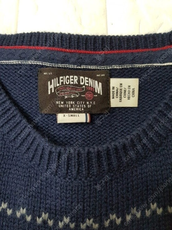 타미힐피거 롱니트 HILFIGER DENIM 사이즈XS 타미힐피거 롱니트 HILFIGER DENIM 사이즈XS