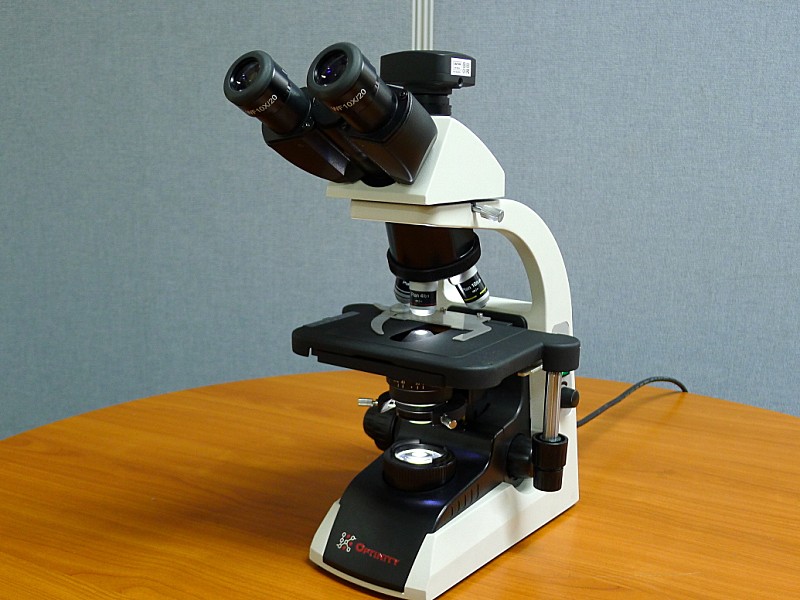Optinity 코리아랩텍 KB-320 400배 생물현미경 사진촬영가능 조명+ 카메라