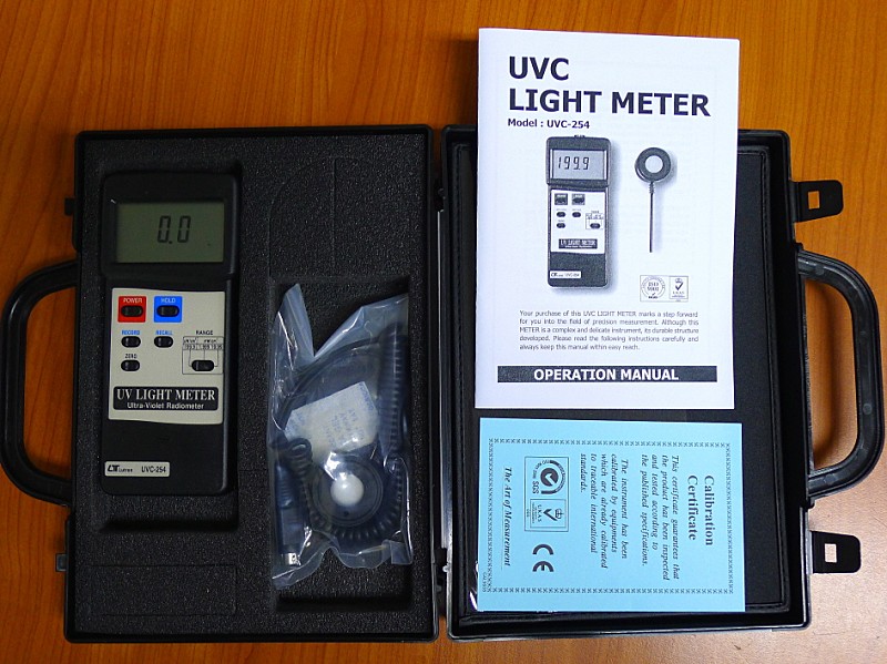 자외선측정기 UV미터 루트론 UVC-254 LUTRON