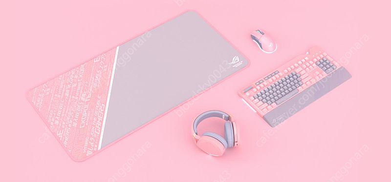 Asus pink 아수스 핑크 세트,단품 삽니다. 마우스 키보드 헤드셋 장패드