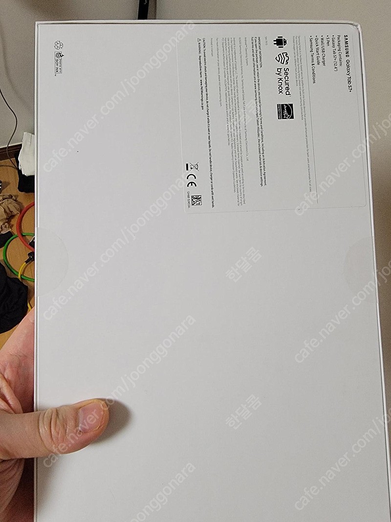 미개봉 갤럭시탭 s7+ 플러스 wifi 버전 128g 블랙 판매합니다!