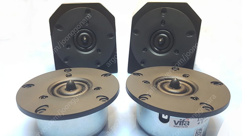 비파 XT25-SG60-04 Shielded Dual Ring Radiator 트위터 및 전용 자작나무 지향각