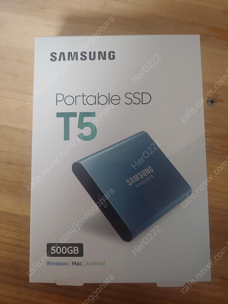 <미개봉> 삼성 포터블 SSD T5 판매합니다! <인천 직거래 OR 택배거래>