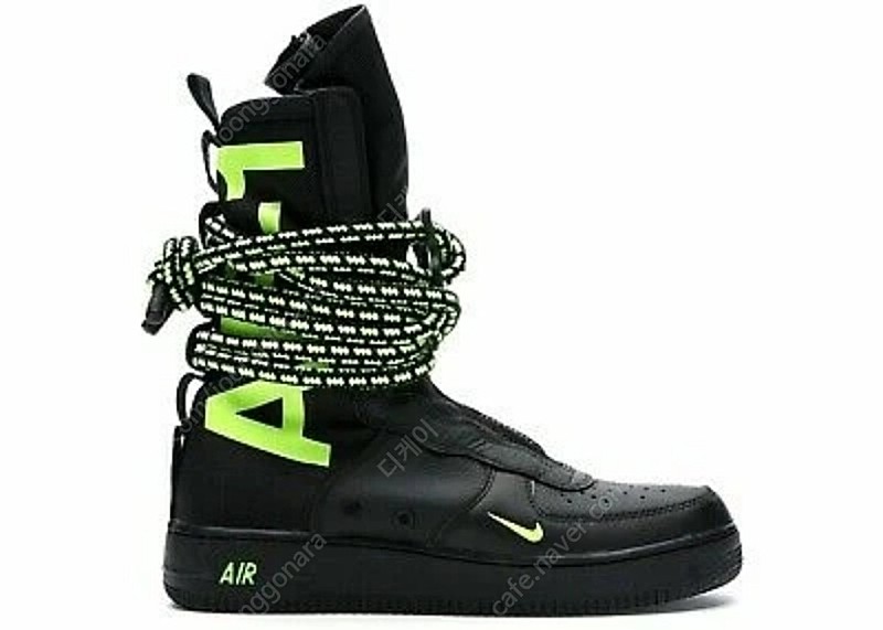 (260)나이키 Nike SF Airfoce1 High black volt