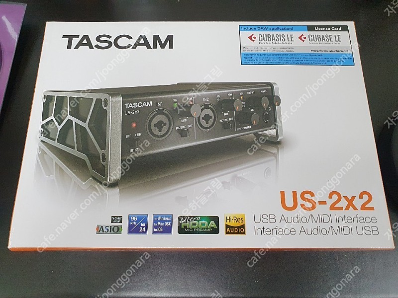 Tascam 타스캄 US-2X2 오디오 인터페이스