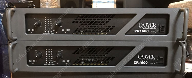 미제 ﻿CARVER 파워앰프 ZR1600 (600W x 2) / 영국제 ﻿CHEVIN 파워앰프 A750 (600W x 2) / A1000 (900W x 2) 팝니다.