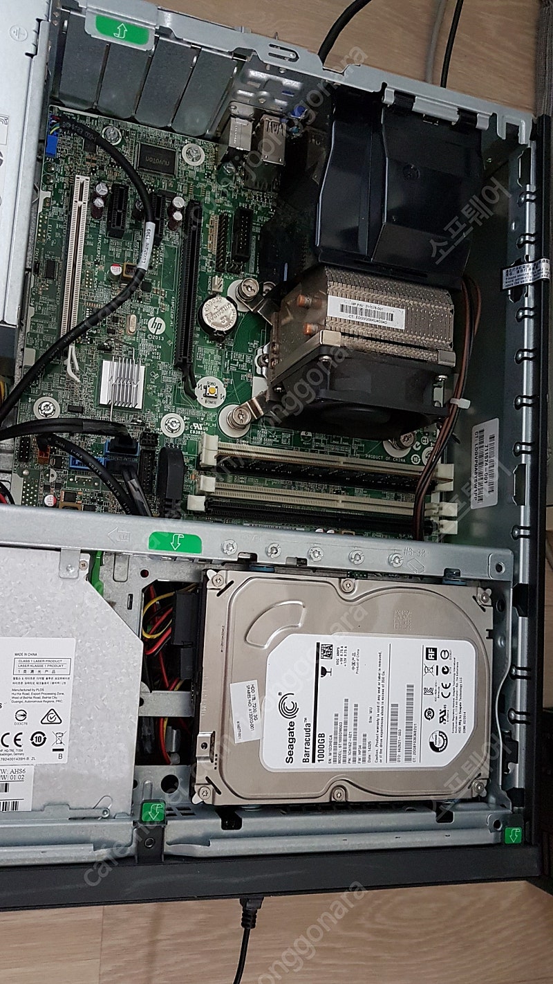 HP 800G1 SFF PC 4세대I5 램8기가 HDD 1테라 본체팝니다