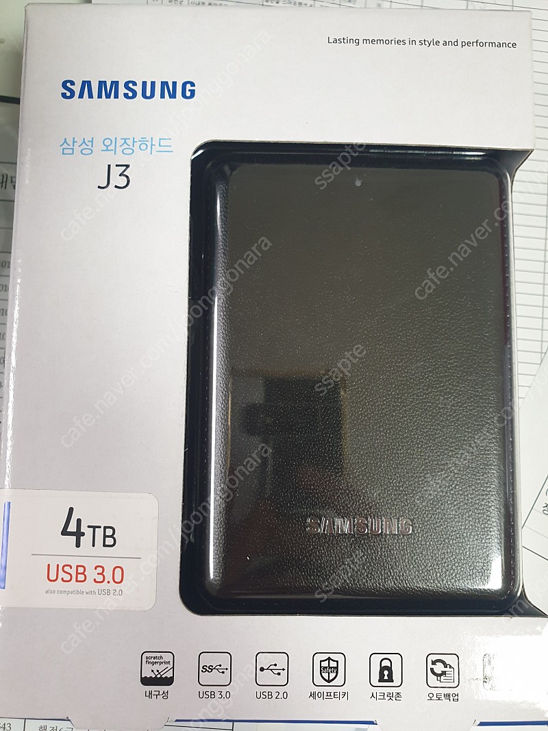 외장하드 삼성 j3 4tb 4테라 미개봉 신품 아주 저렴하게 판매합니다