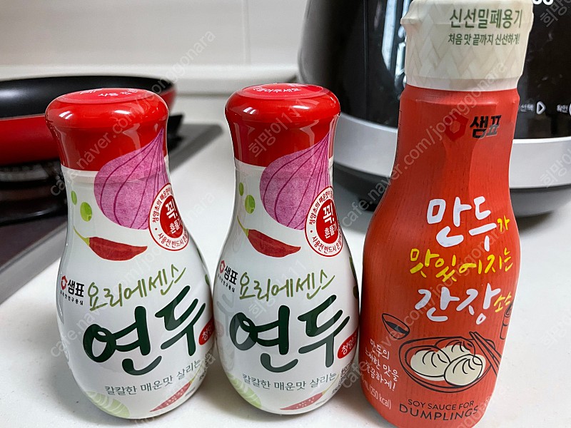 요리에센스연두 청양초150ml2개 샘표만두가맛있어지는간장소스 200ml 1개