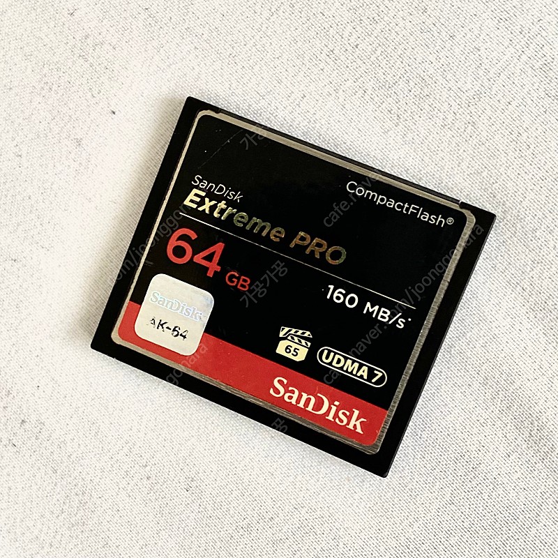 샌디스크 익스트림 프로 64GB CF메모리카드 판매합니다