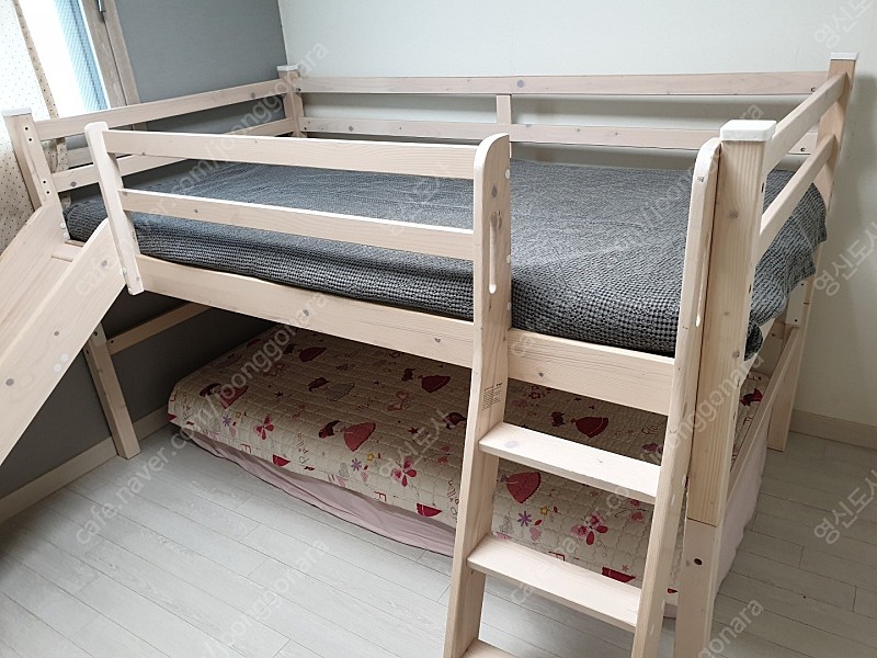 2층 원목침대 , 아이침대, 친환경 침대, 매트리스 포함