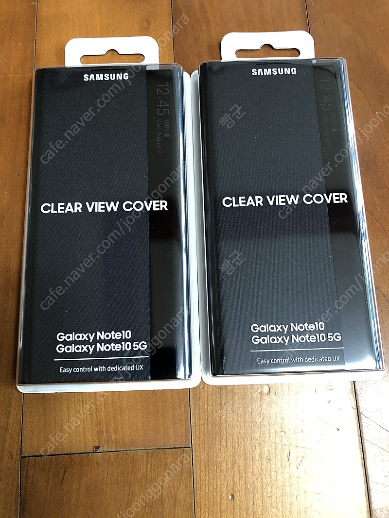 (새제품) 갤럭시 노트10 CLEAR VIEW COVER (EF-ZN970CBEGKR)