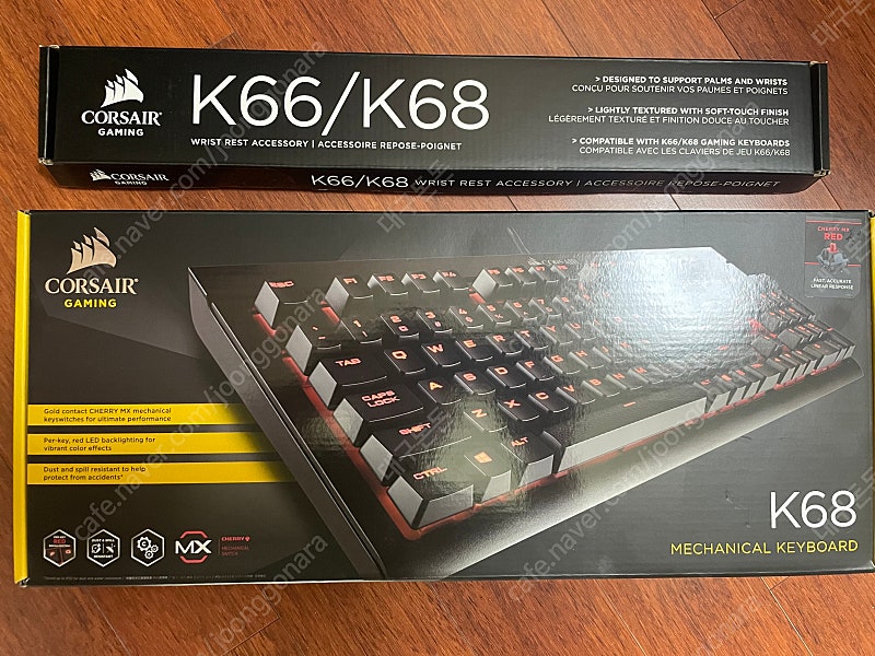 CORSAIR K68 적축 + 팜레스트 [판매]