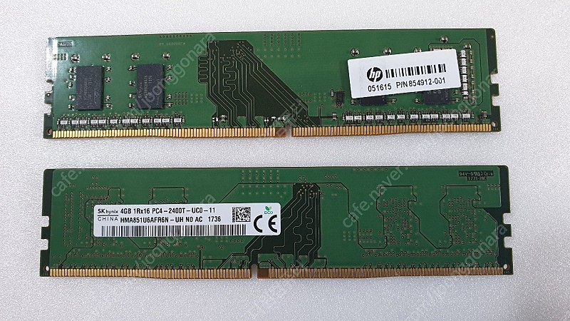 [램판매] DDR4 - 4GB PC4-2400T 수량 65개 일괄판매 (1개당 16,000원)