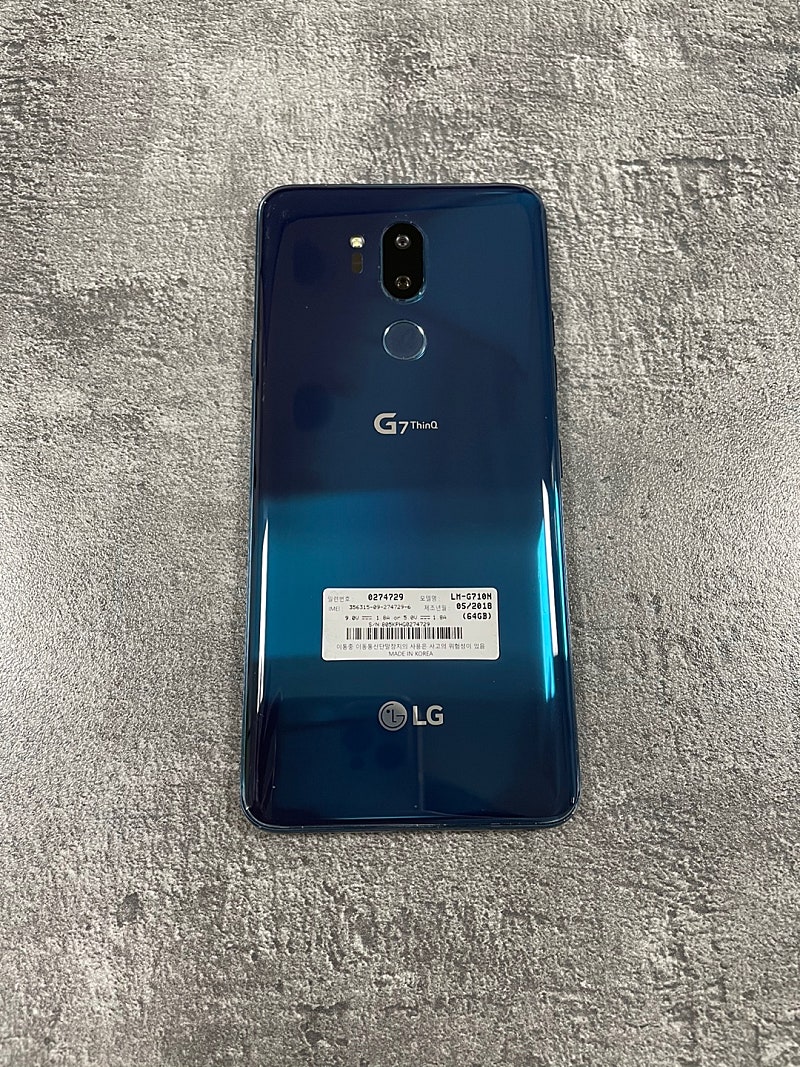 LG G7 64기가 블루 상태좋은폰 10만원 판매합니다