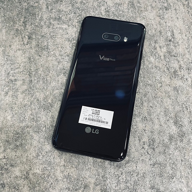 V50S 5G 블랙색상 256용량 2020년 12월개통 새상품컨디션S급 26만 판매합니다
