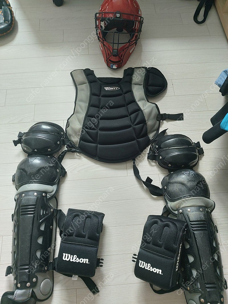 포수장비, 제트 포수미트, bmc 검투사 헬멧(우타), bmc 배팅장갑, bmc 암가드