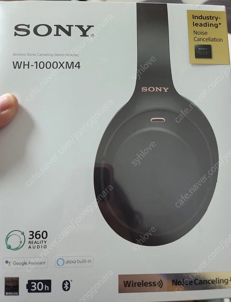 [미개봉] 소니 블루투스 노이즈캔슬링 헤드폰 WH-1000XM4 블랙,플래티넘 실버 판매합니다.