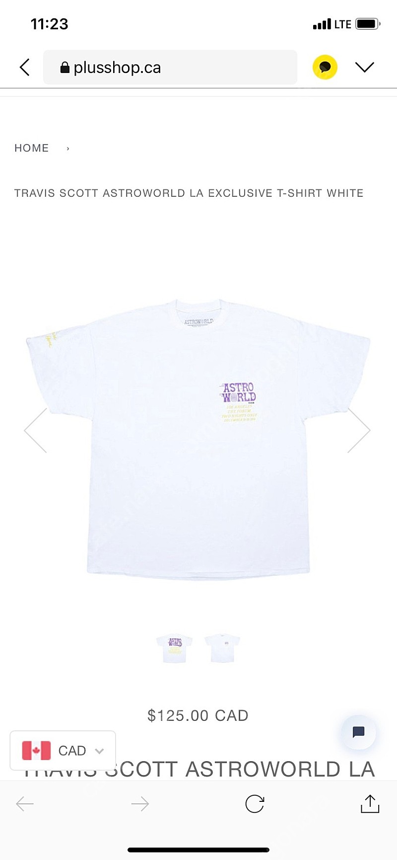 비자레 트레비스캇 astroworld LA Exclusive t-shirt white travis scott