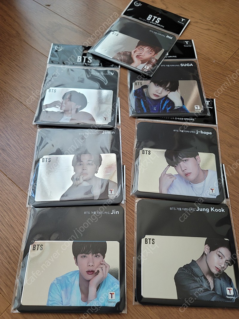 방탄소년단 티머니카드 BTS 거울 카드 세트