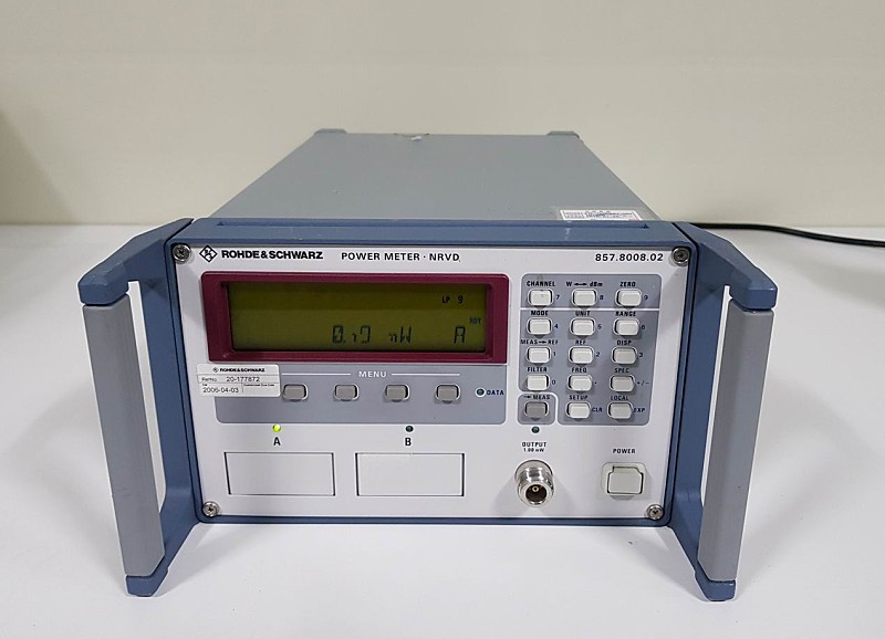 Rohde Schwarz Power Meter NRVD NRV-Z1 Diode Power Sensor