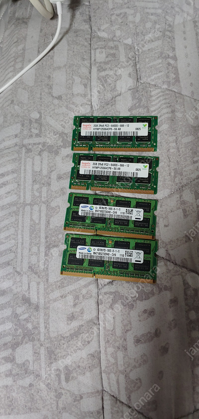 노트북 ddr2 6400 ddr3 10600