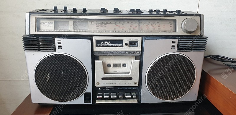 70~80년도 레트로 카세트 라디오) 아이와 스테레오 935(일제/라디오 정상작동) AIWA STREREO935