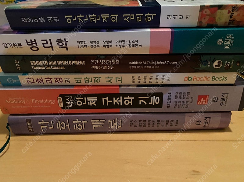 간호학개론 인체 구조와 기능 인간관계의 심리학 간호과정과 비판적 사고 병리학 인간성장과 발달