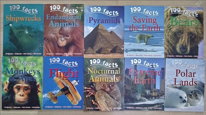 영어책 100 facts + I wonder why