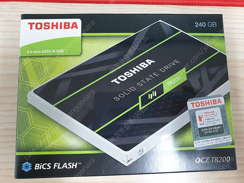 TOSHIBA(토시바) OCZ TR200 240GB SSD 하드 판매 합니다.