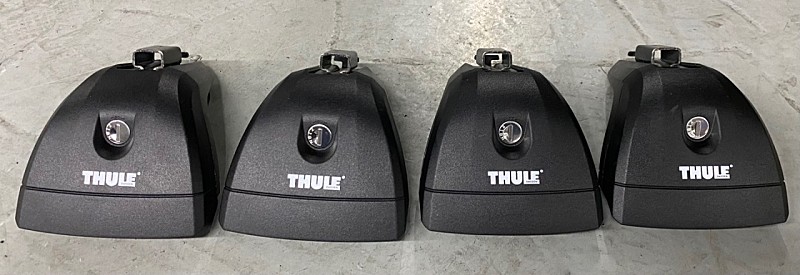 툴레 THULE 루프랙용 풋(신품) ,751풋 플러쉬레일(픽스포인트 타입) 각각4개 1SET
